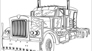 Printable:3sfuvc0htyc= Optimus Prime Coloring Page